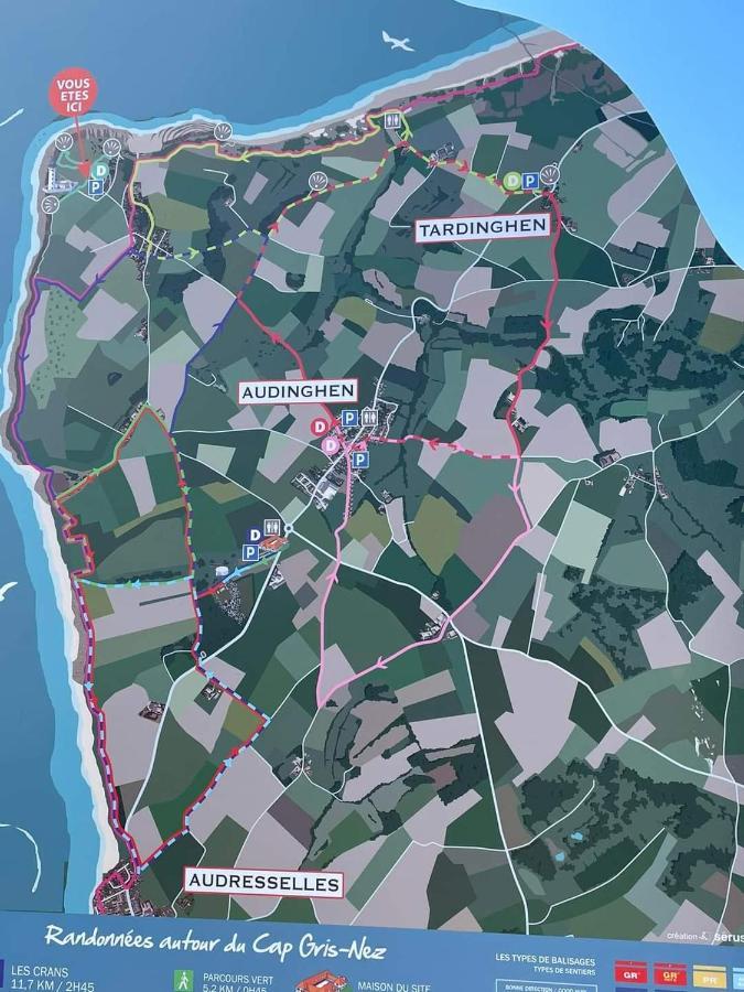 Angele Leilighet Audinghen Eksteriør bilde